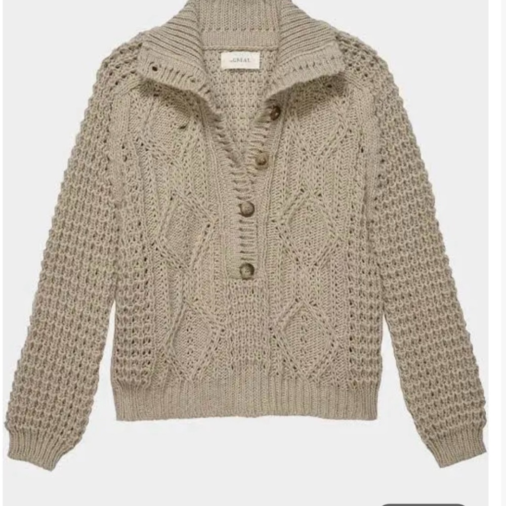 The Great Beige Knit Cardigan